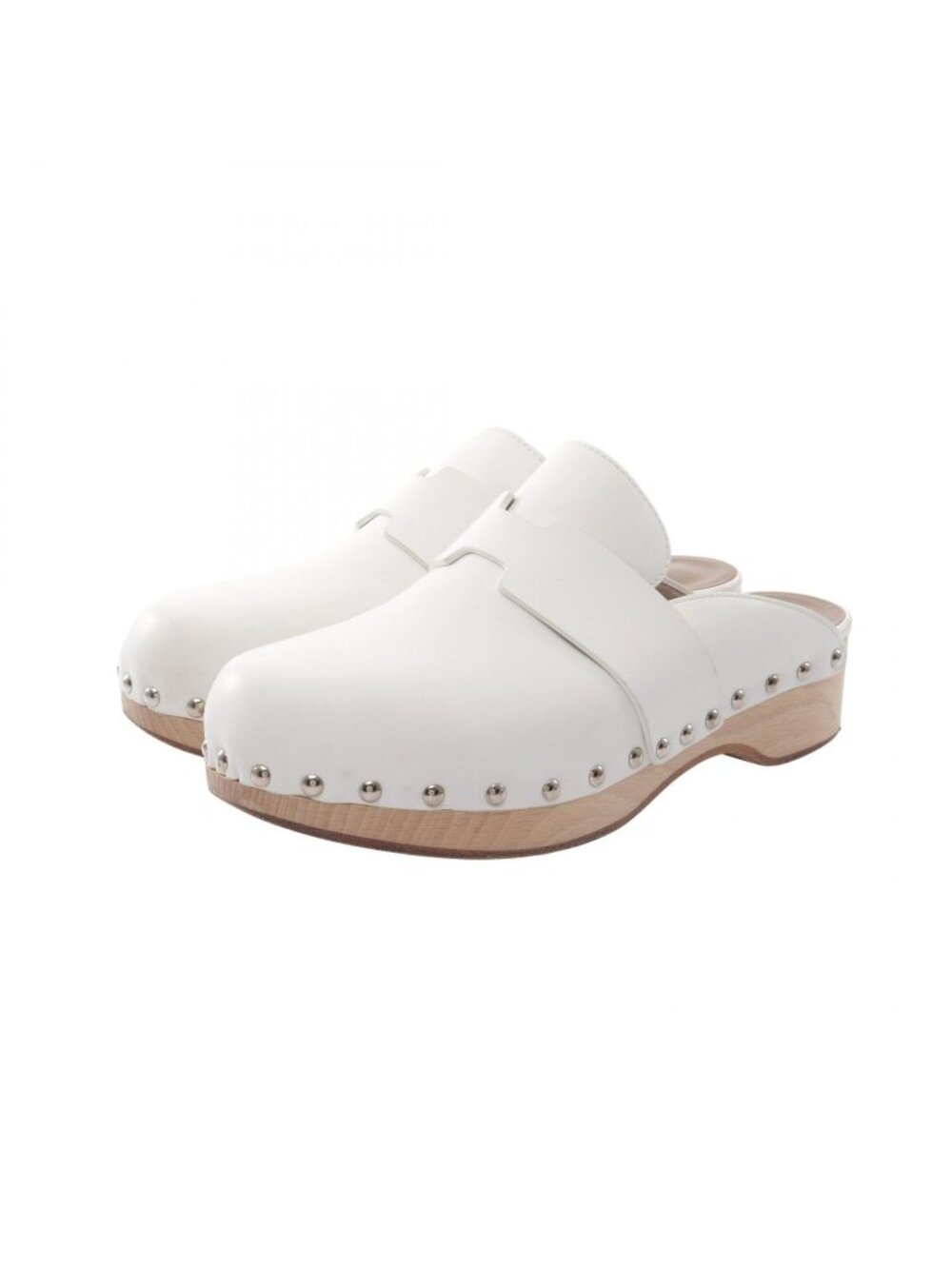 Hermes Mules Calya Clogs Leather Sandals